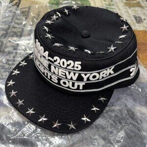 Supreme Stars Studded Pillbox Hat Black